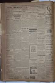 Página do jornal Correio do Ceará de outubro de 1922