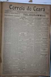 Página do jornal Correio do Ceará de dezembro de 1922