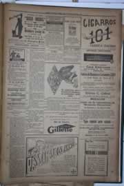 Página do jornal Correio do Ceará de dezembro de 1922