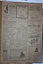 Página do jornal Correio do Ceará de dezembro de 1922