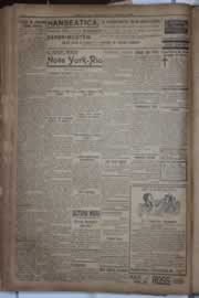 Página do jornal Correio do Ceará de dezembro de 1922