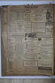 Página do jornal Correio do Ceará de janeiro de 1927