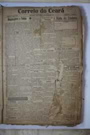 Página do jornal Correio do Ceará de janeiro de 1927