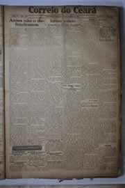 Página do jornal Correio do Ceará de janeiro de 1927