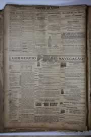 Página do jornal Correio do Ceará de janeiro de 1927