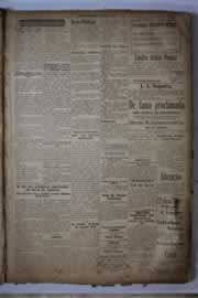 Página do jornal Correio do Ceará de janeiro de 1927