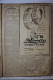 Página do jornal Correio do Ceará de janeiro de 1927