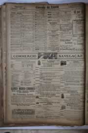 Página do jornal Correio do Ceará de janeiro de 1927