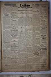 Página do jornal Correio do Ceará de janeiro de 1927