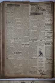 Página do jornal Correio do Ceará de janeiro de 1927