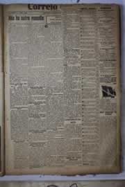 Página do jornal Correio do Ceará de fevereiro de 1927