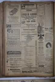 Página do jornal Correio do Ceará de fevereiro de 1927