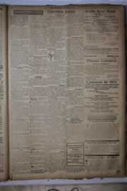 Página do jornal Correio do Ceará de fevereiro de 1927