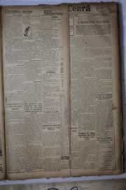 Página do jornal Correio do Ceará de fevereiro de 1927