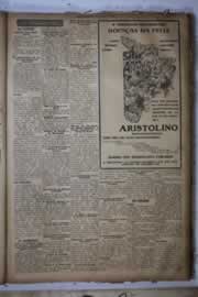 Página do jornal Correio do Ceará de fevereiro de 1927