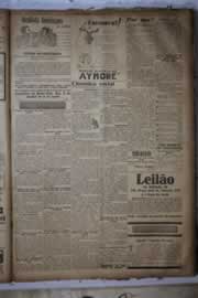 Página do jornal Correio do Ceará de fevereiro de 1927