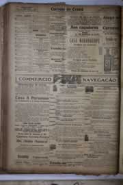Página do jornal Correio do Ceará de fevereiro de 1927