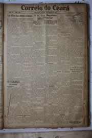 Página do jornal Correio do Ceará de março de 1927