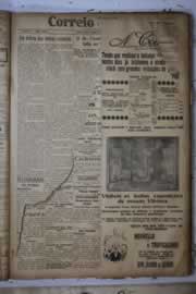 Página do jornal Correio do Ceará de março de 1927
