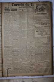 Página do jornal Correio do Ceará de março de 1927