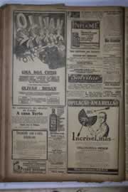 Página do jornal Correio do Ceará de março de 1927