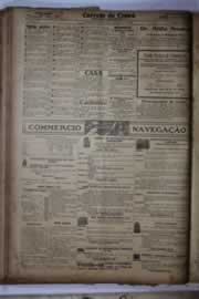Página do jornal Correio do Ceará de março de 1927