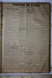 Página do jornal Correio do Ceará de março de 1927