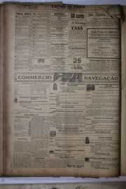 Página do jornal Correio do Ceará de março de 1927