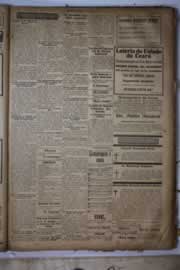 Página do jornal Correio do Ceará de março de 1927
