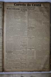 Página do jornal Correio do Ceará de março de 1927