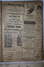Página do jornal Correio do Ceará de março de 1927