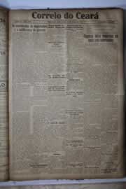Página do jornal Correio do Ceará de março de 1927