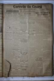 Página do jornal Correio do Ceará de março de 1927