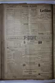 Página do jornal Correio do Ceará de março de 1927