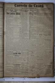 Página do jornal Correio do Ceará de março de 1927