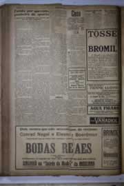 Página do jornal Correio do Ceará de março de 1927