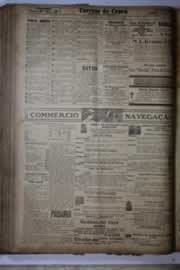 Página do jornal Correio do Ceará de março de 1927