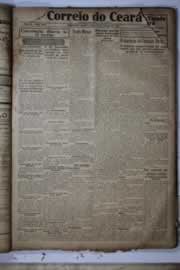 Página do jornal Correio do Ceará de março de 1927
