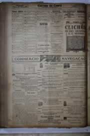 Página do jornal Correio do Ceará de março de 1927