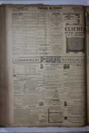 Página do jornal Correio do Ceará de março de 1927