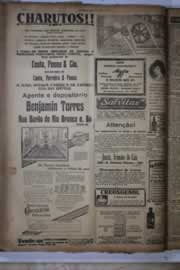 Página do jornal Correio do Ceará de março de 1927