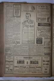 Página do jornal Correio do Ceará de março de 1927