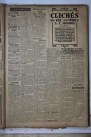 Página do jornal Correio do Ceará de março de 1927
