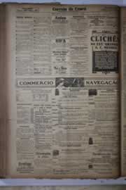 Página do jornal Correio do Ceará de março de 1927