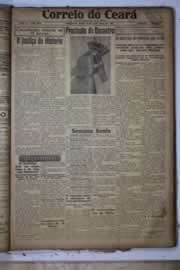 Página do jornal Correio do Ceará de março de 1927