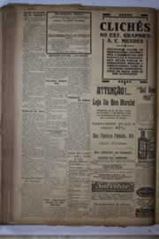 Página do jornal Correio do Ceará de março de 1927