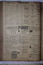 Página do jornal Correio do Ceará de março de 1927