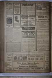 Página do jornal Correio do Ceará de março de 1927