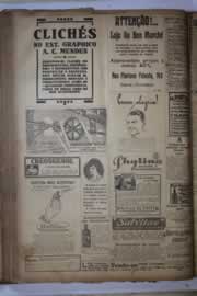 Página do jornal Correio do Ceará de março de 1927