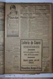 Página do jornal Correio do Ceará de março de 1927